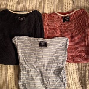 Selling 3 Abercrombie & Fitch shirts L-XL.